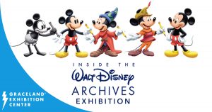 Graceland Exhibition Center está apresentando “Inside the Walt Disney Archives”